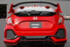PERRIN 17-21 Honda Civic Si/Type R/Touring/Hatchback Tow Hook Kit Rear - Red - PHP-BDY-251RD