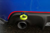 PERRIN 13-25 Subaru BRZ / 13-20 Scion FRS & Toyota 86 / 22-25 GR86 Tow Hook Kit (Rear) - Neon Yellow - PSP-BDY-255NY