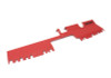 PERRIN 15-21 Subaru WRX/STI Radiator Shroud (With OEM Intake Scoop) - Red - PSP-ENG-512-4RD