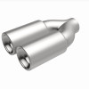 MagnaFlow Tip 1-Pk Dual Rnd Re DW 3x10 2.2 - 35167