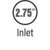 MagnaFlow Tip 1-pk Turndown 2.50x13 2.75 - 35179