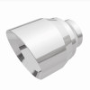 MagnaFlow Tip Stainless Double Wall Round Single Outlet Polished 4.5in DIA 2.5in Inlet 5.75in Length - 35224