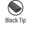 MagnaFlow Tip Stainless Black Coated Single Wall Round Single Outlet 5in Dia 3.5in Inlet 14.5in L - 35237