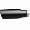 MagnaFlow Tip Stainless Black Coated Single Wall Round Single Outlet 5in Dia 3.5in Inlet 14.5in L - 35237