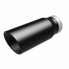 MagnaFlow Tip Stainless Black Coated Single Wall Round Single Outlet 5in Dia 4in Inlet 13in L - 35238
