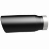 MagnaFlow Tip Stainless Black Coated Single Wall Round Single Outlet 5in Dia 4in Inlet 13in L - 35238
