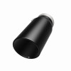 MagnaFlow Tip Stainless Black Coated Single Wall Round Single Outlet 5in Dia 4in Inlet 13in L - 35238