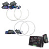Oracle Mazda CX7 07-12 Halo Kit - ColorSHIFT w/ 2.0 Controller - 2694-333
