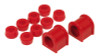 Prothane 87-96 Jeep YJ Front Sway Bar Bushings - 1 1/8in - Red - 1-1107