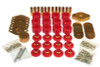 Prothane 07-11 Jeep Wrangler JK 4DR Body Mount Kit - Red - 1-117