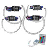 Oracle Dodge Challenger 15-21 LED Waterproof Halo Kit - ColorSHIFT w/ Simple Controller - 3990-504