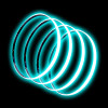 Oracle LED Illuminated Wheel Rings - Aqua - 4215-010