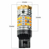 Oracle 7443-CK LED Switchback High Output Can-Bus LED Bulbs - Amber/White Switchback - 5111-023