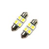 Oracle 33MM 4 LED 3-Chip Festoon Bulbs (Pair) - Cool White - 5203-001