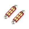Oracle 44MM 6 LED 3-Chip Festoon Bulbs (Pair) - Cool White - 5207-001