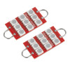 Oracle 44MM 6 LED 3 Chip - Loop Festoon Bulbs (Pair) - Red - 5209-003