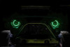 Oracle 7in High Powered LED Headlights - Black Bezel - Green - 5769-004