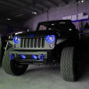 Oracle 7in High Powered LED Headlights - Black Bezel - ColorSHIFT 2.0 - 5769-333