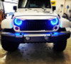 Oracle 7in High Powered LED Headlights - Black Bezel - ColorSHIFT No Controller - 5769-334