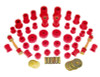 Prothane 86-88 Toyota Truck 4wd Total Kit - Red - 18-2003