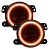 Oracle Jeep Wrangler JK/JL/JT High Performance W LED Fog Lights - ColorSHIFT - Dynamic - 5846-332