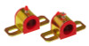 Prothane Universal Greasable Sway Bar Bushings - 1 1/8in - Type B Bracket - Red - 19-1178