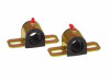 Prothane Universal Greasable Sway Bar Bushings - 30MM - Type B Bracket - Black - 19-1186-BL