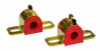 Prothane Universal 90 Deg Greasable Sway Bar Bushings - 3/4in - Type B Bracket - Red - 19-1205