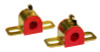 Prothane Universal 90 Deg Greasable Sway Bar Bushings - 13/16in - Type B Bracket - Red - 19-1206