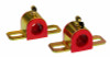 Prothane Universal 90 Deg Greasable Sway Bar Bushings - 27MM - Type B Bracket - Red - 19-1215