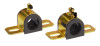 Prothane Universal 90 Deg Greasable Sway Bar Bushings - 30MM - Type B Bracket - Black - 19-1218-BL
