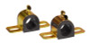 Prothane Universal 90 Deg Greasable Sway Bar Bushings - 31MM - Type B Bracket - Black - 19-1219-BL