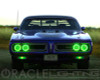 Oracle Pre-Installed Lights 5.75 IN. Sealed Beam - Green Halo - 6904-004