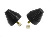 Prothane Universal Bump Stop 2-1/4X2-1/4 Cone w/Stp - Black - 19-1318-BL