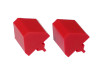 Prothane Universal Bump Stop Pull Through Style - Red - 19-1326