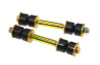 Prothane Universal End Link Set - 3 3/4in Mounting Length - Black - 19-404-BL
