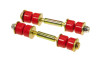Prothane Universal End Link Set - 3 1/2in Mounting Length - Red - 19-406