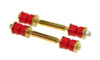 Prothane Universal End Link Set - 4 1/2in Mounting Length - Red - 19-409