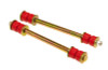 Prothane Universal End Link Set - 7 3/8in Mounting Length - Red - 19-419