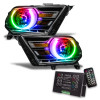 Oracle 10-14 Ford Mustang HL (Non-HID) - ColorSHIFT w/ 2.0 Controller - 7050-333