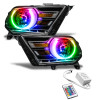 Oracle 10-14 Ford Mustang HL (Non-HID) - ColorSHIFT w/ Simple Controller - 7050-504