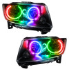 Oracle 11-13 Jeep Grand Cherokee SMD HL (Non-HID) - Chrome - ColorSHIFT - 7070-330