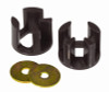 Prothane 00+ Dodge Neon Motor Mount Insert Kit - Race - Black - 4-1905-BL