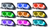 Oracle 02-05 BMW 3 Series SMD HL - Black - ColorSHIFT w/ 2.0 Controller - 7104-333