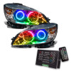 Oracle 08-11 Mercedes Benz C-Class Pre-Assem. Headlights Chrome Housing- w/2.0 Cntrl - 7115-333