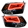 Oracle 09-17 RAM 1500 TRX/SLT Quad Pre-Assembled Headlights - Blk Housing - ColorSHIFT - 7121-330
