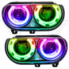 Oracle 08-14 Dodge Challenger SMD HL (HID Style) - ColorSHIFT Dynamic - 7132-332