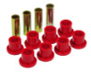 Prothane 73-79 Ford F250 Crew Cab / F350 Rear Spring & Shackle Bushings - Red - 6-1005