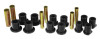 Prothane 92-98 Ford E250/350 Van 2wd Rear Spring & Shackle Bushings - Black - 6-1021-BL