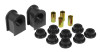Prothane 77-98 Ford Truck S/B & E/L Bush - 1 1/8in (for 2.5in Frames / Eye to Eye End Links) - Black - 6-1106-BL